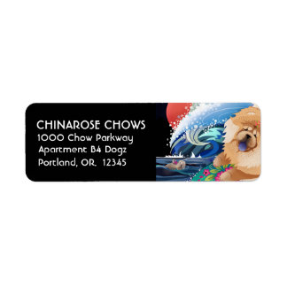 BINDI CHOWABUNGA- Return Address Labels Customize