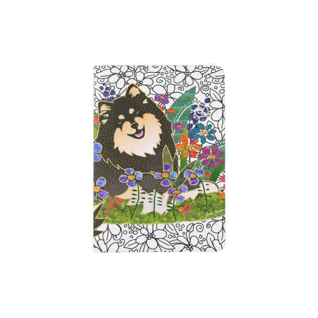 BINDI  Finnish Lapphund passport holder (Front)