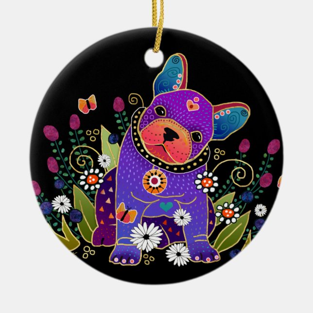 BINDI FRENCHIE French Bulldog ORNAMENT (Front)