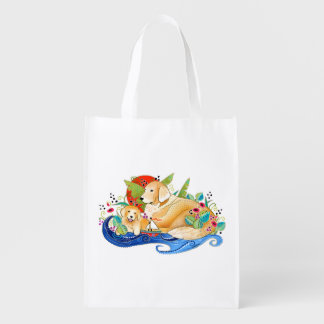 BINDI GOLDEN RETRIEVER GROCERY BAG