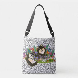 BINDI LAPPY Finnish Lapphund crossbody/or tote bag