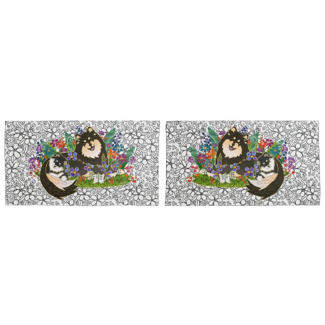 BINDI LAPPY Finnish Lapphund pillow cases (Front-Set)