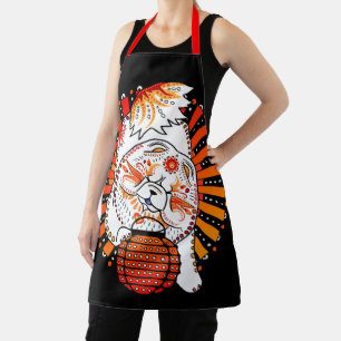 BINDI MI TANG Chow All-Over Print Apron
