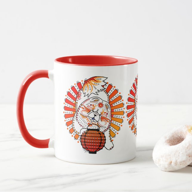 BINDI MI TANG - Chow - Year of the Dog  mug (With Donut)