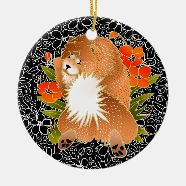 BINDI MINGSIE CHOW ORNAMENT (Front)
