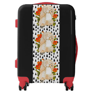 BINDI MINGSIE cream chow  luggage -choose size