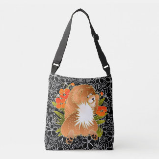 BINDI MINGSIE red chow crossbody or tote-2 sizes Bag