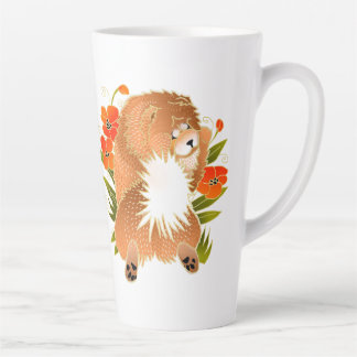 BINDI MINGSIE red chow latte mug