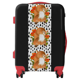 BINDI MINGSIE red chow  luggage -choose size
