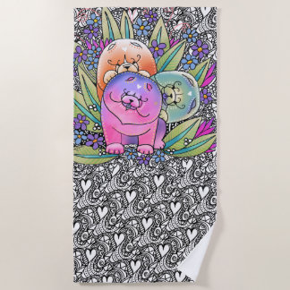 BINDI PLAYDATE Chow beach towels