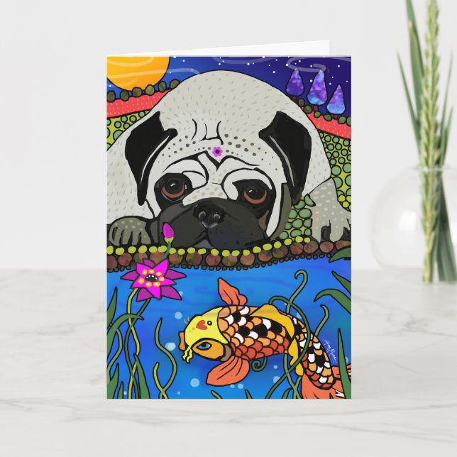 BINDI PUG - greeting cards (Front)
