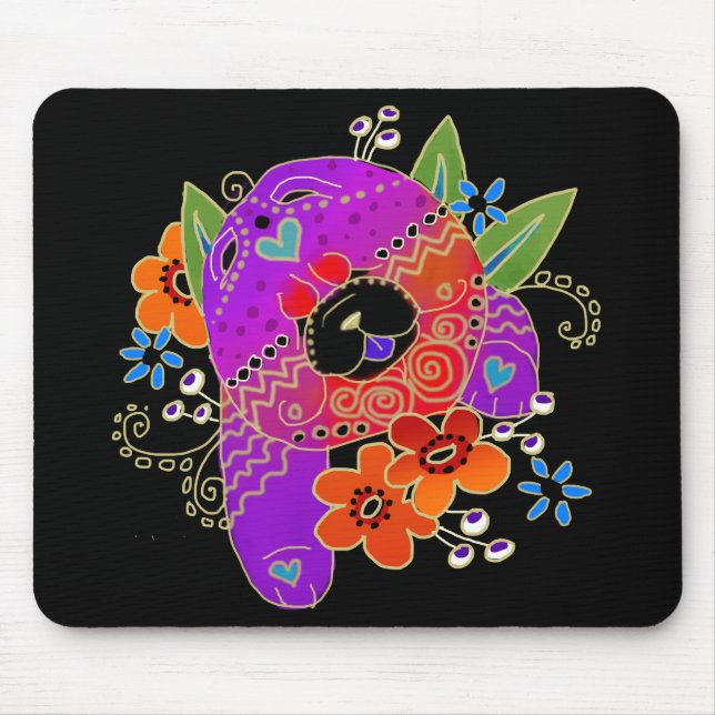 BINDI rough chow mousepad (Front)