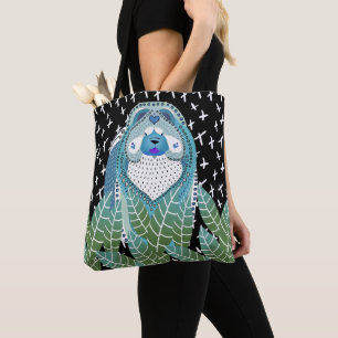 BINDI SOPHIE blue chow tote or cross body bag