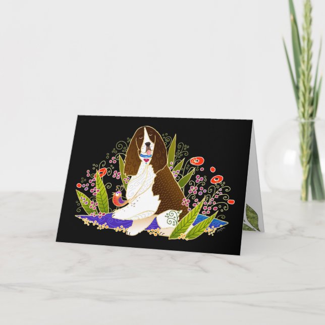 BINDI SPRINGER SPANIEL - greeting cards (Front)