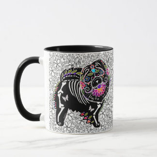 BINDI SUGARSKULL Chow - Day of the Dead Mug