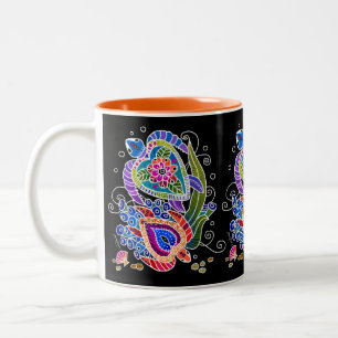 BINDI TURTLE mug  choose background and style