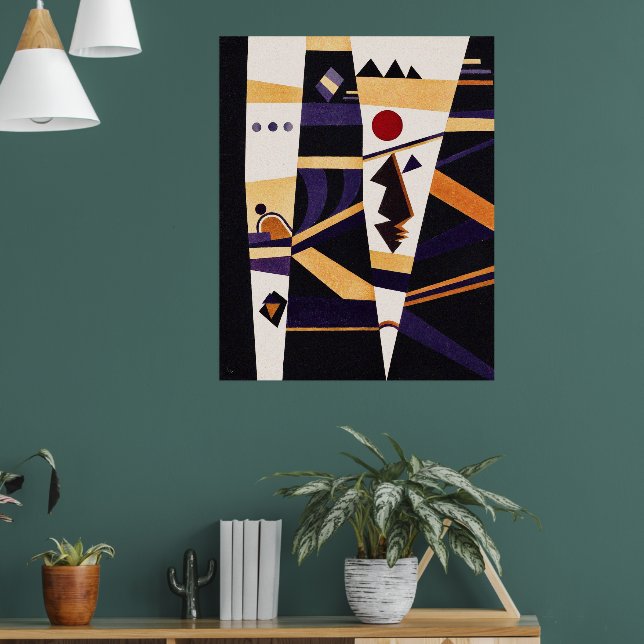 Binding - Wassily Kandinsky Abstraction  Poster (Living Room 1)
