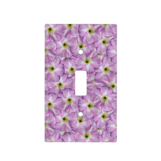Bindweed Seamless Pattern Light Switch Cover (Front)