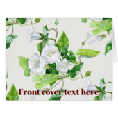 Bindweed white flower (Front Horizontal)