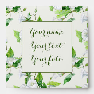 Bindweed white flower envelope