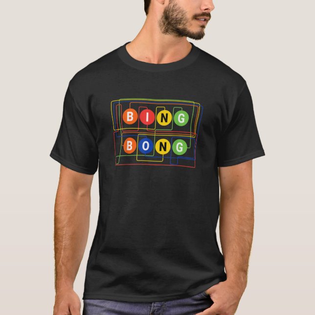 Bing Bong NYC Funny Subway Sound Men Women Boys Gi T-Shirt (Front)