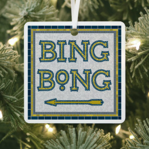 Bing Bong Subway Tile Ornament