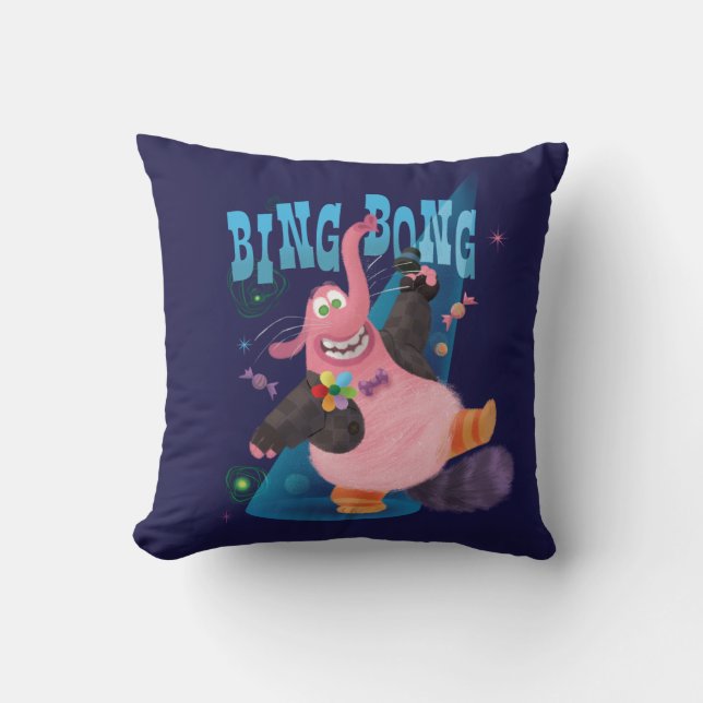 Bing Bong Throw Pillow (Front)