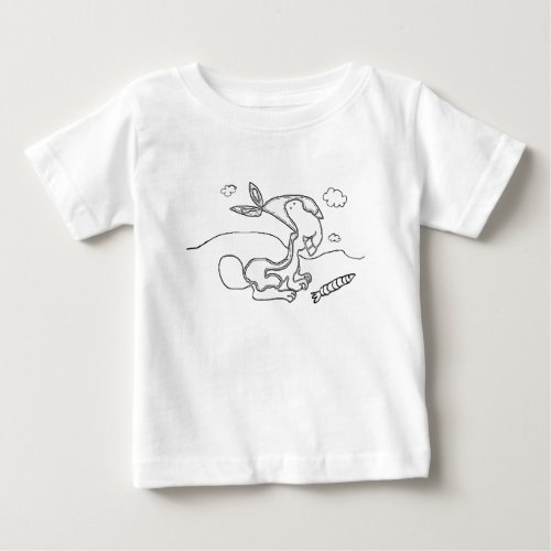 Bing The Bunny  Finds A Carrot   Baby T_Shirt