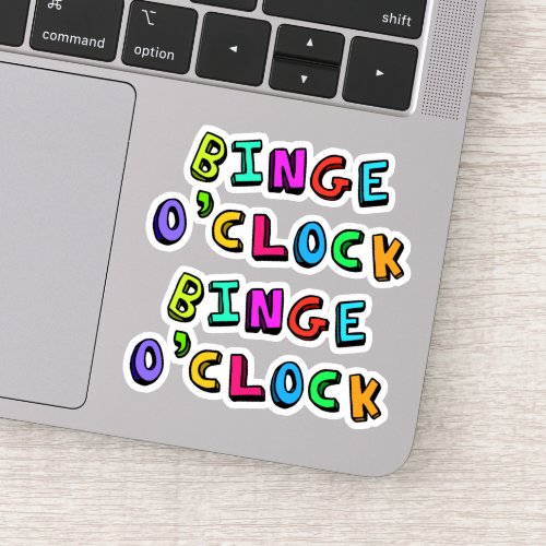 Binge oclock sticker