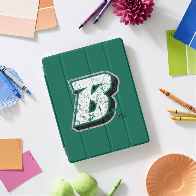 Binghamton B Distressed iPad Smart Cover (In Situ)