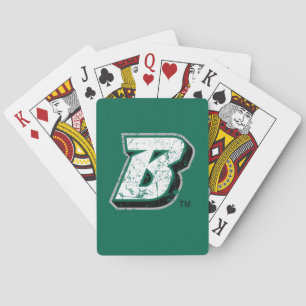 Binghamton B Distressed Poker Cards