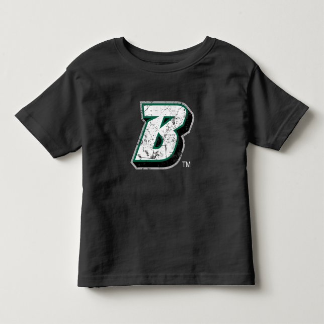 Binghamton B Distressed Toddler T-shirt (Front)
