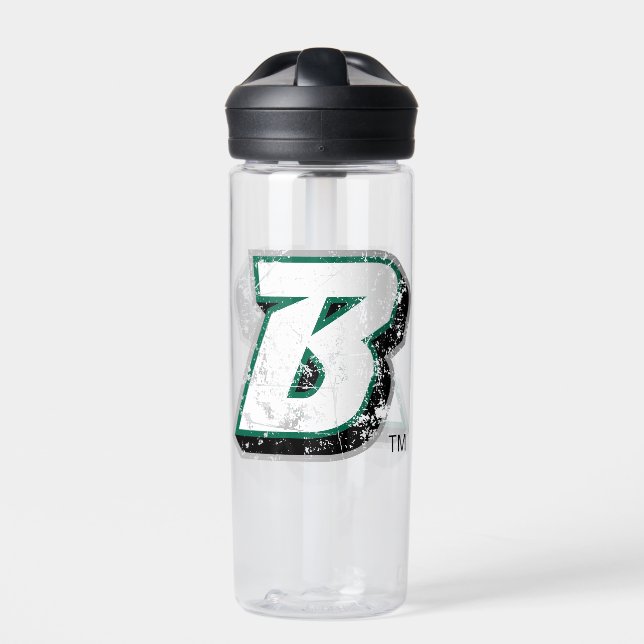 Binghamton B Distressed Water Bottle (Front)
