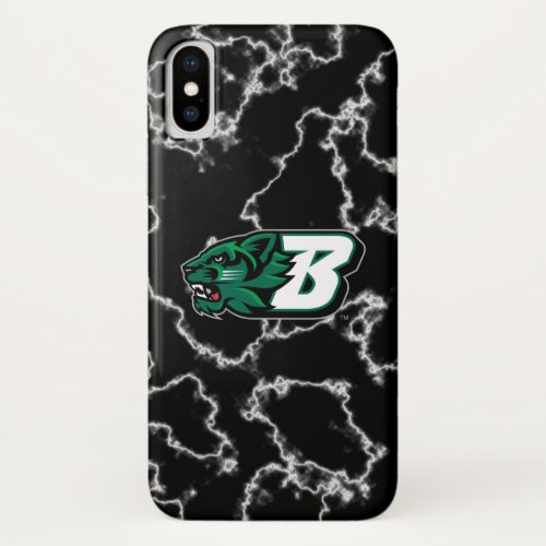 Binghamton Bearcats Black Marble iPhone X Case