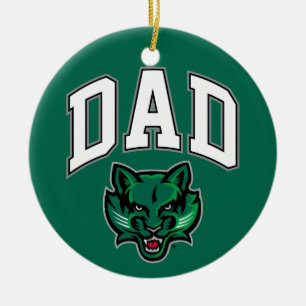 Binghamton Bearcats Dad Ceramic Ornament
