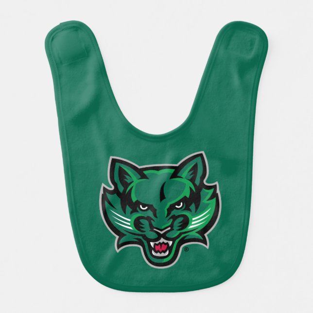 Binghamton Bearcats Logo Baby Bib (Front)