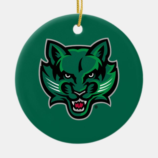 Binghamton Bearcats Logo Ceramic Ornament (Front)