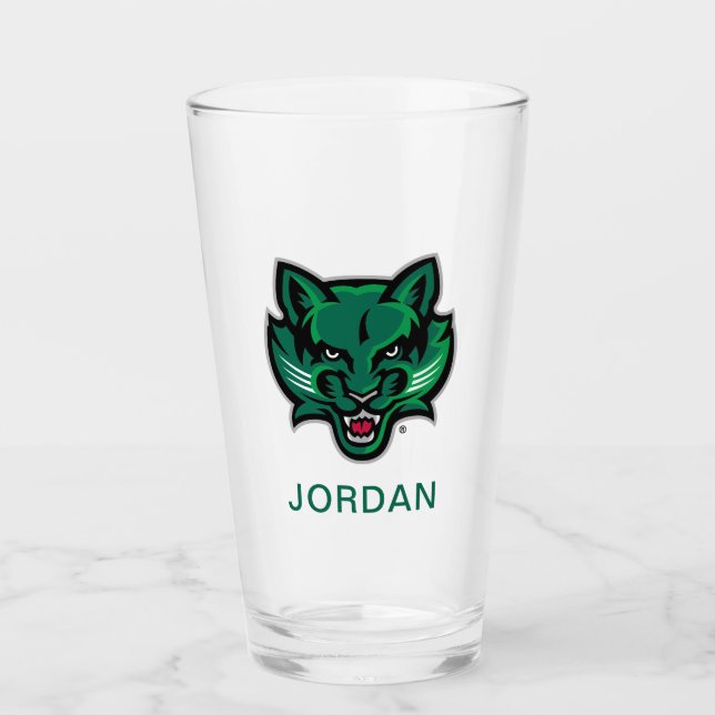 Binghamton Bearcats Logo Glass (Front)