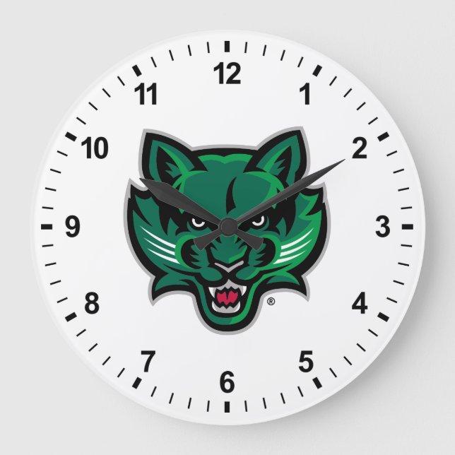 Binghamton Bearcats Logo Large Clock (Front)