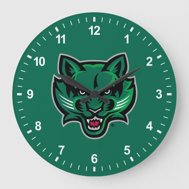 Binghamton Bearcats Logo Large Clock (Front)