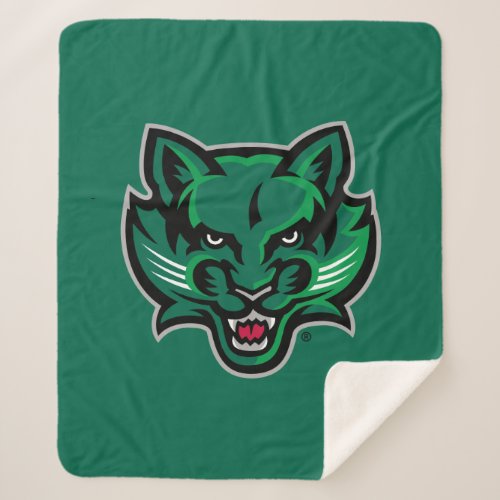 Binghamton Bearcats Logo Sherpa Blanket
