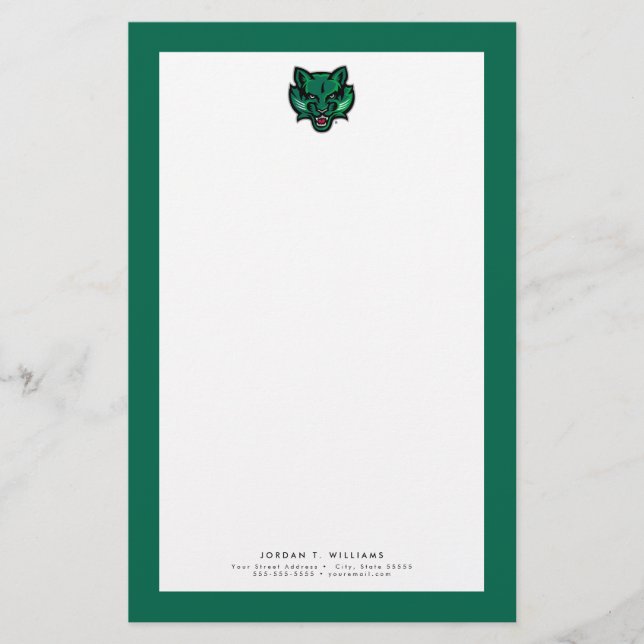 Binghamton Bearcats Logo Stationery (Front)