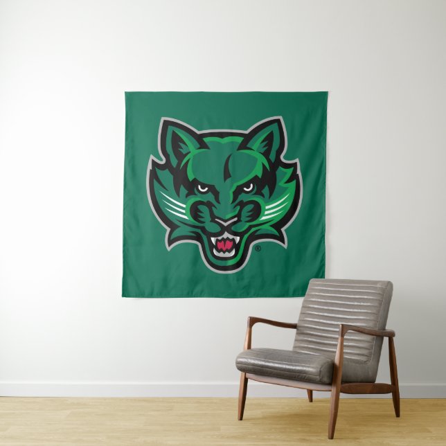 Binghamton Bearcats Logo Tapestry (In Situ)