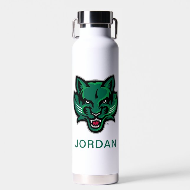 Binghamton Bearcats Logo Water Bottle (Front)