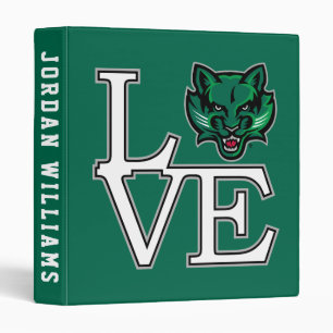 Binghamton Bearcats Love 3 Ring Binder