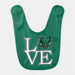 Binghamton Bearcats Love Baby Bib