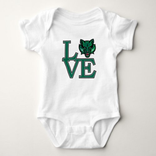 Binghamton Bearcats Love Baby Bodysuit