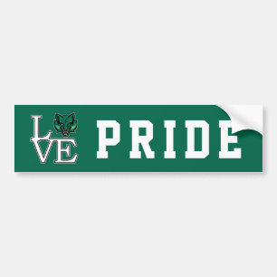 Binghamton Bearcats Love Bumper Sticker
