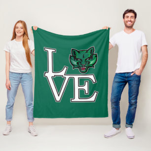 Binghamton Bearcats Love Fleece Blanket