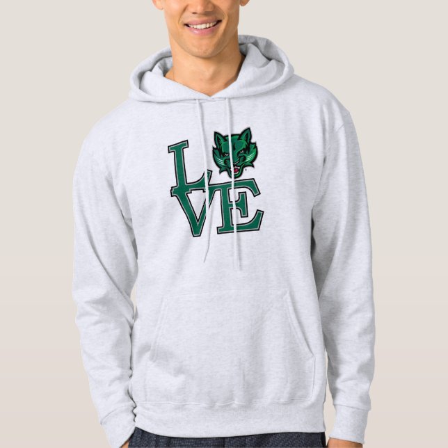 Binghamton Bearcats Love Hoodie (Front)